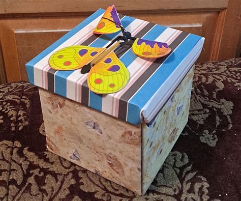 Gift Box Templates. . Butterfly explosion box